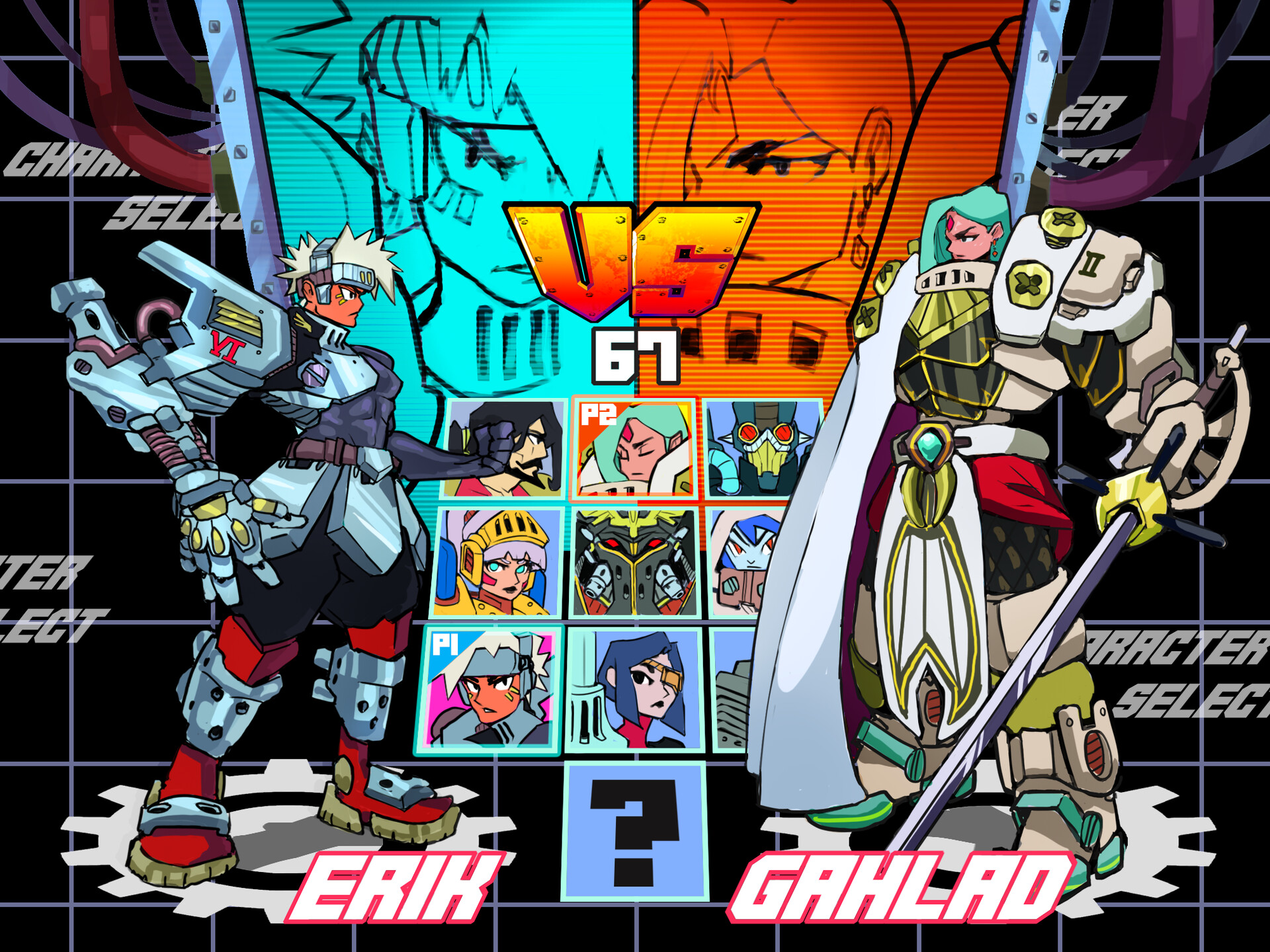 Diogo Carepo Fighting game Mock up