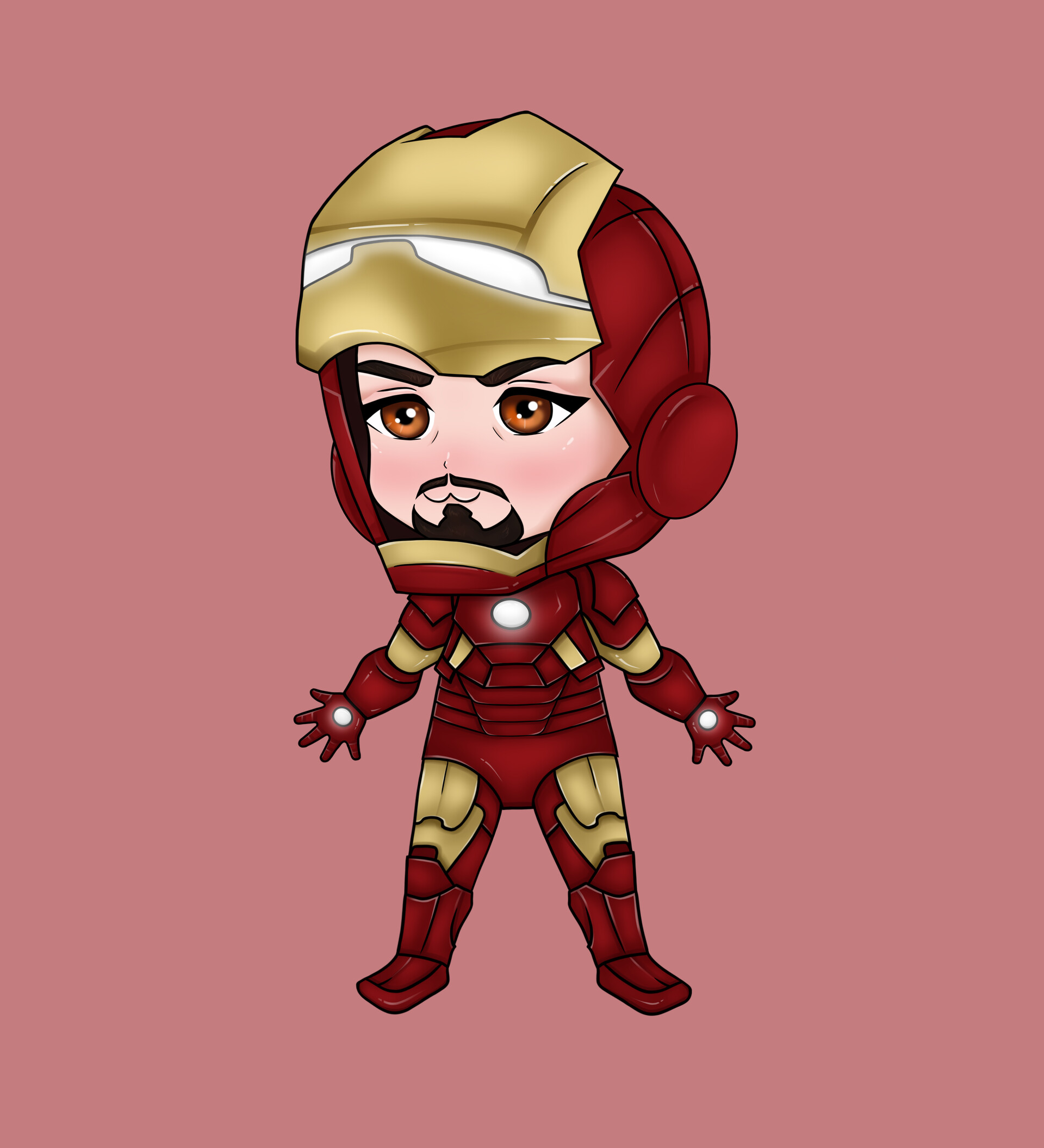 ArtStation - Chibi Superhero