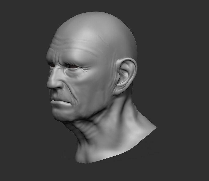 ArtStation - male portrait WIP