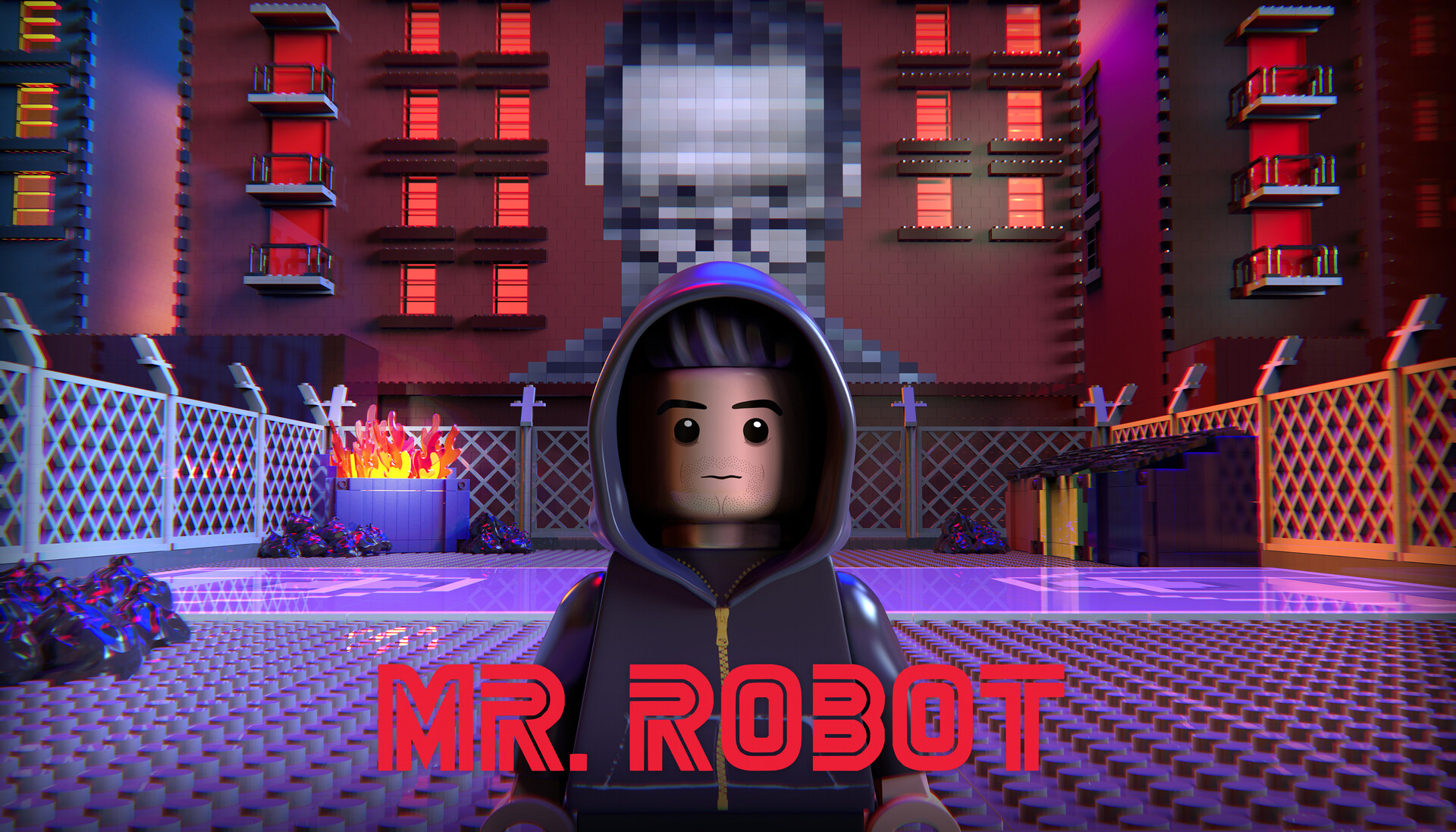 Here's my Mr. Robot wallpaper from the latest episode : r/MrRobot