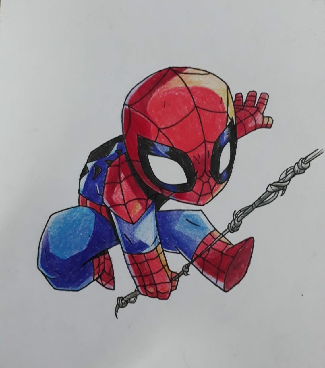 Artstation Chibi Spider Man John Yaw