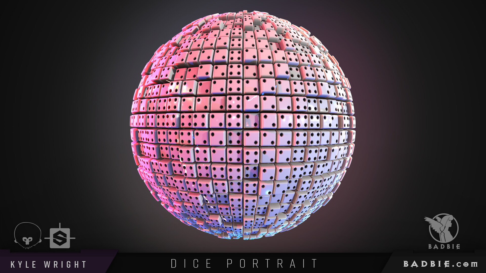 Kyle 'BADBIE' Wright Dice Portrait Generator