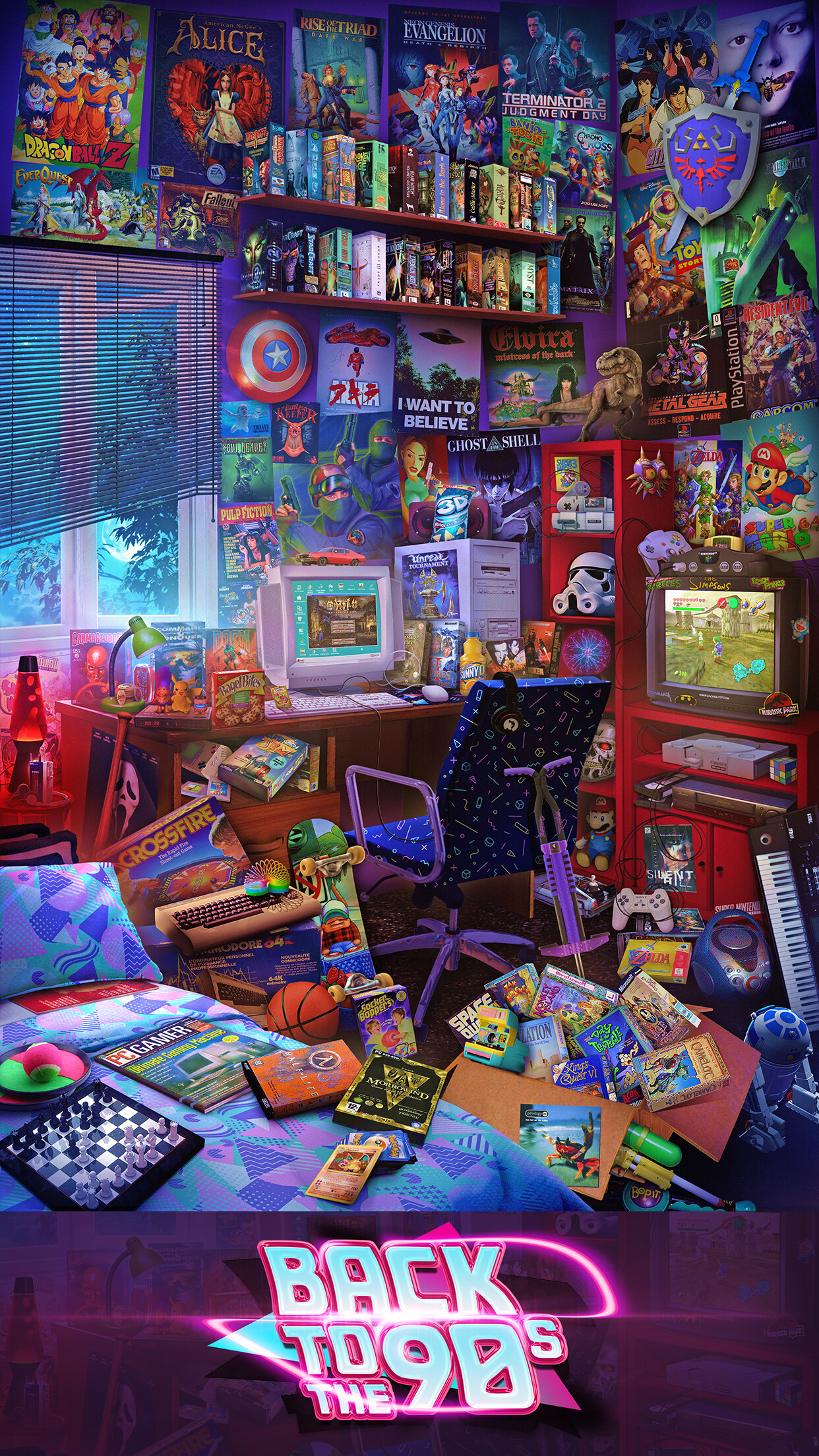 Rachid Lotf - The Ultimate 90s Gaming Room