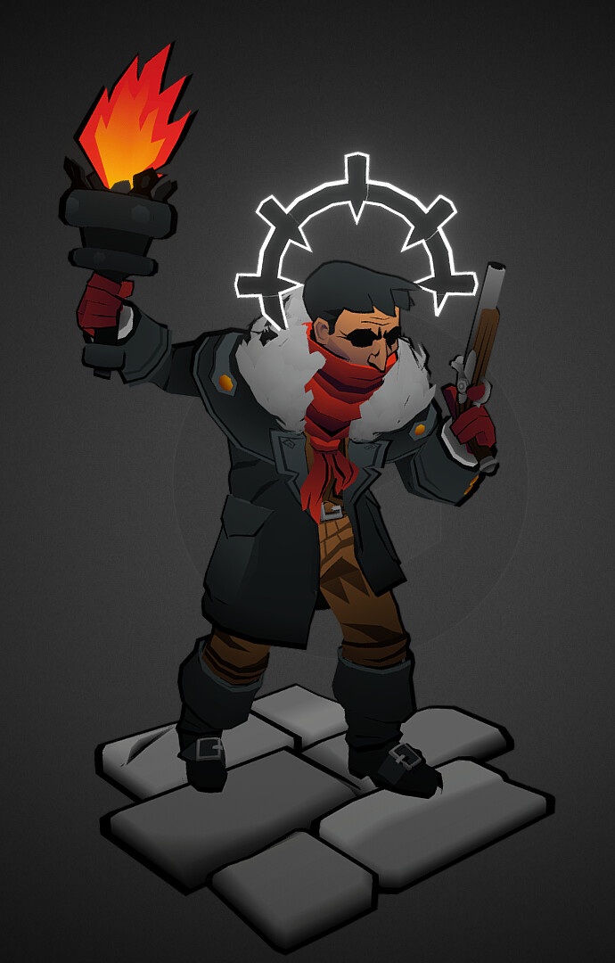 Artstation Dismas Darkest Dungeon Gradient Challenge Alvaro Arias Clerc Joust Ai