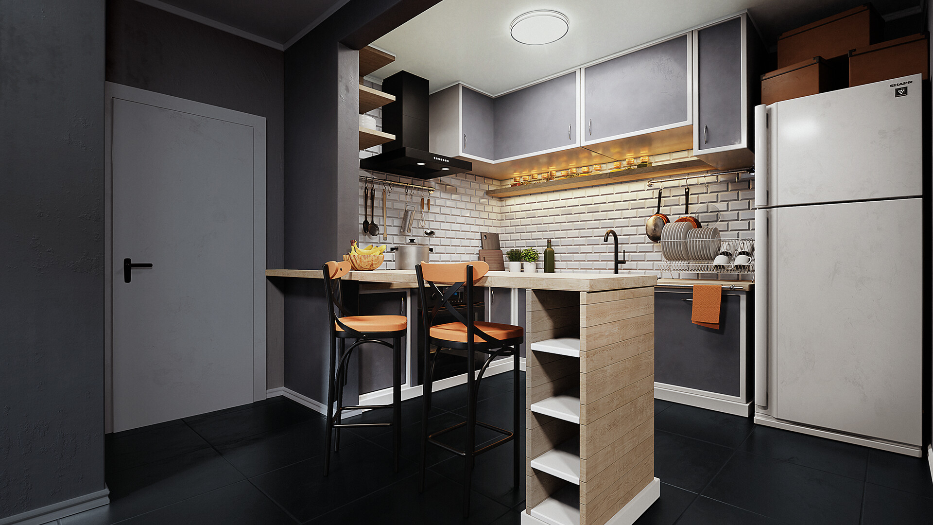 Artstation Condo Unit 01 Kitchen Genevy Millares