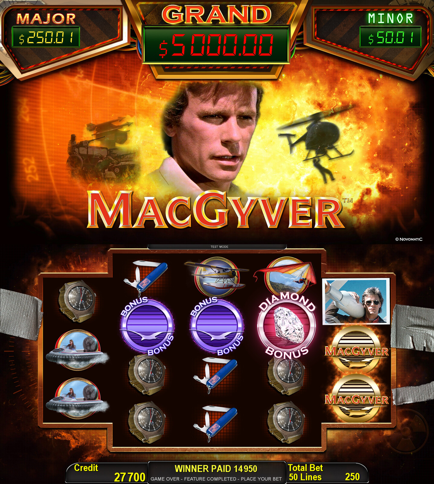 MacGyver Licensed Slot Game - Static Art