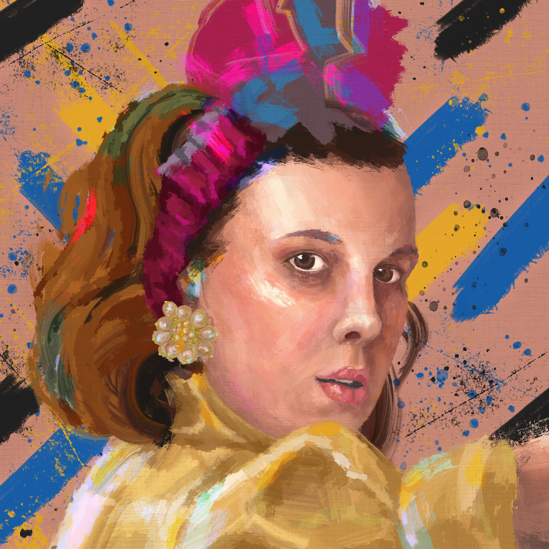 Artstation Eleven Stranger Things Fan Art Yeyoung Kim
