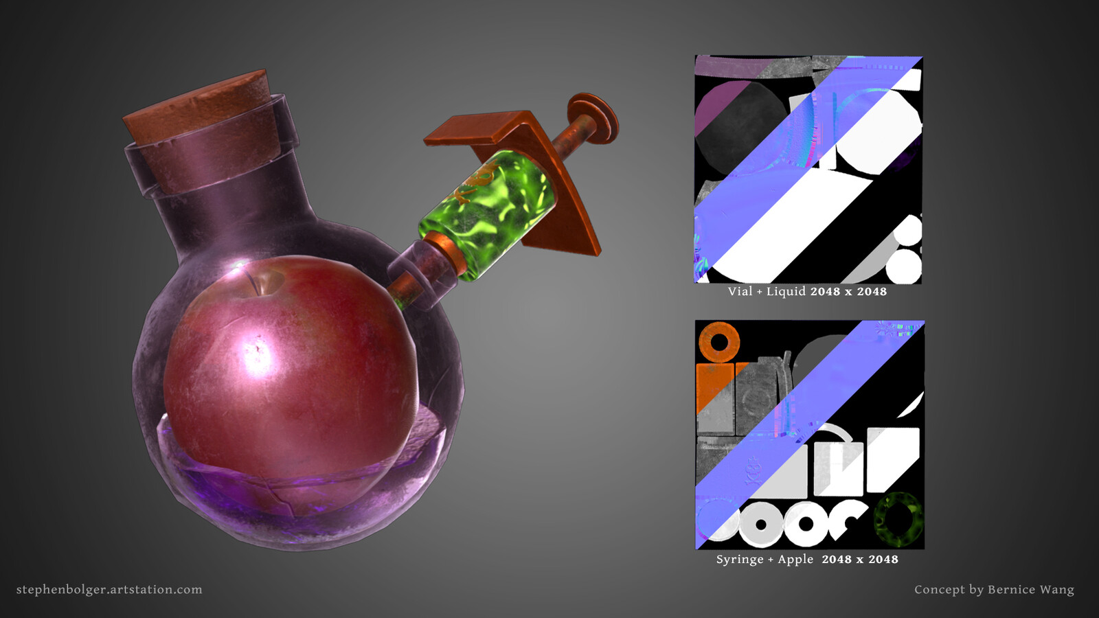 Stephen Bolger Apple Bomb Vial