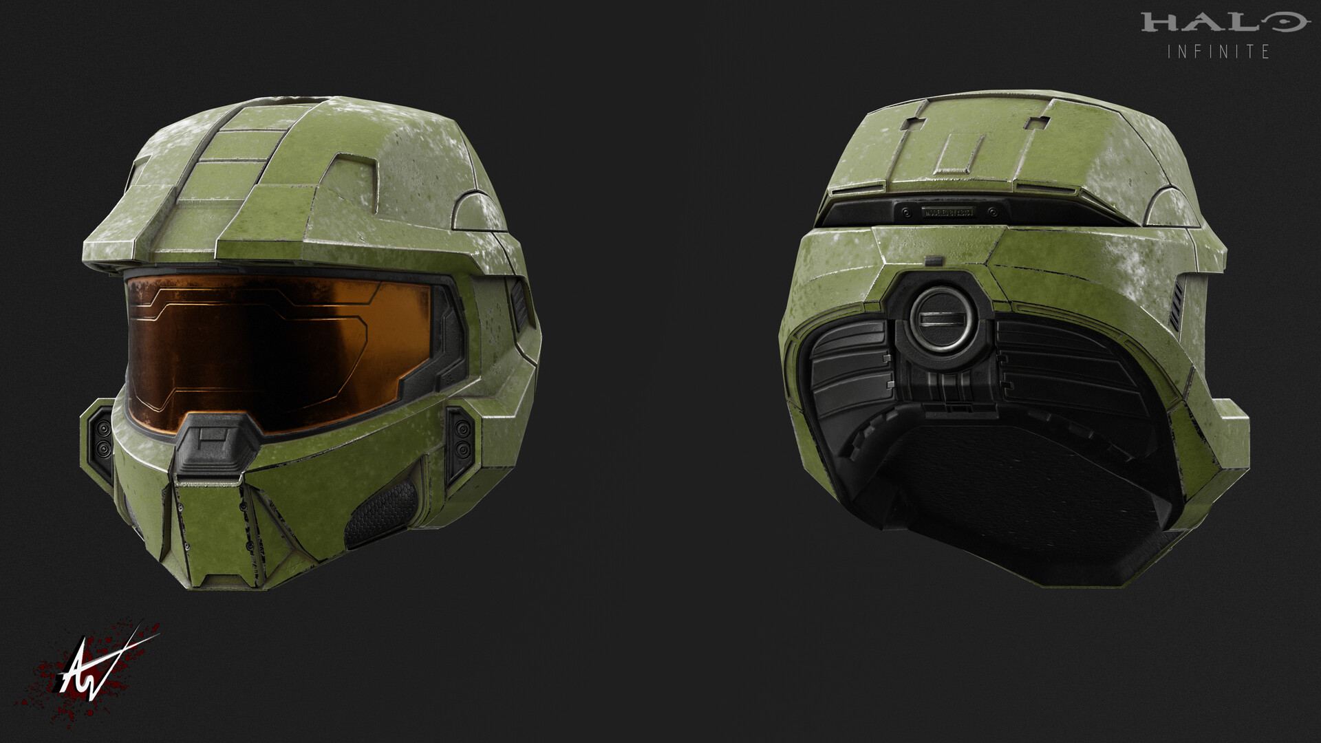 Artstation Halo Infinte Master Chief Abimael Salazar