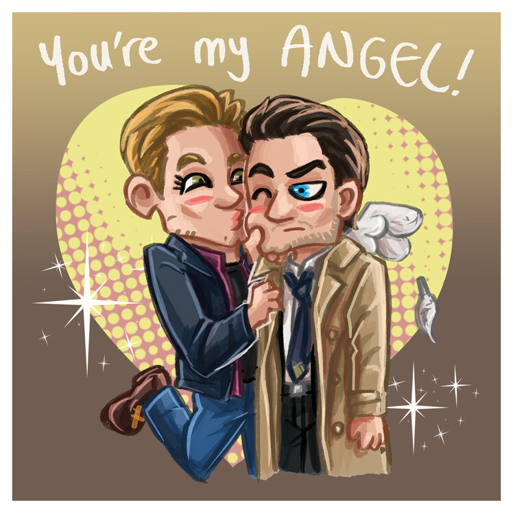 Dean Winchester and Castiel, Supernatural.