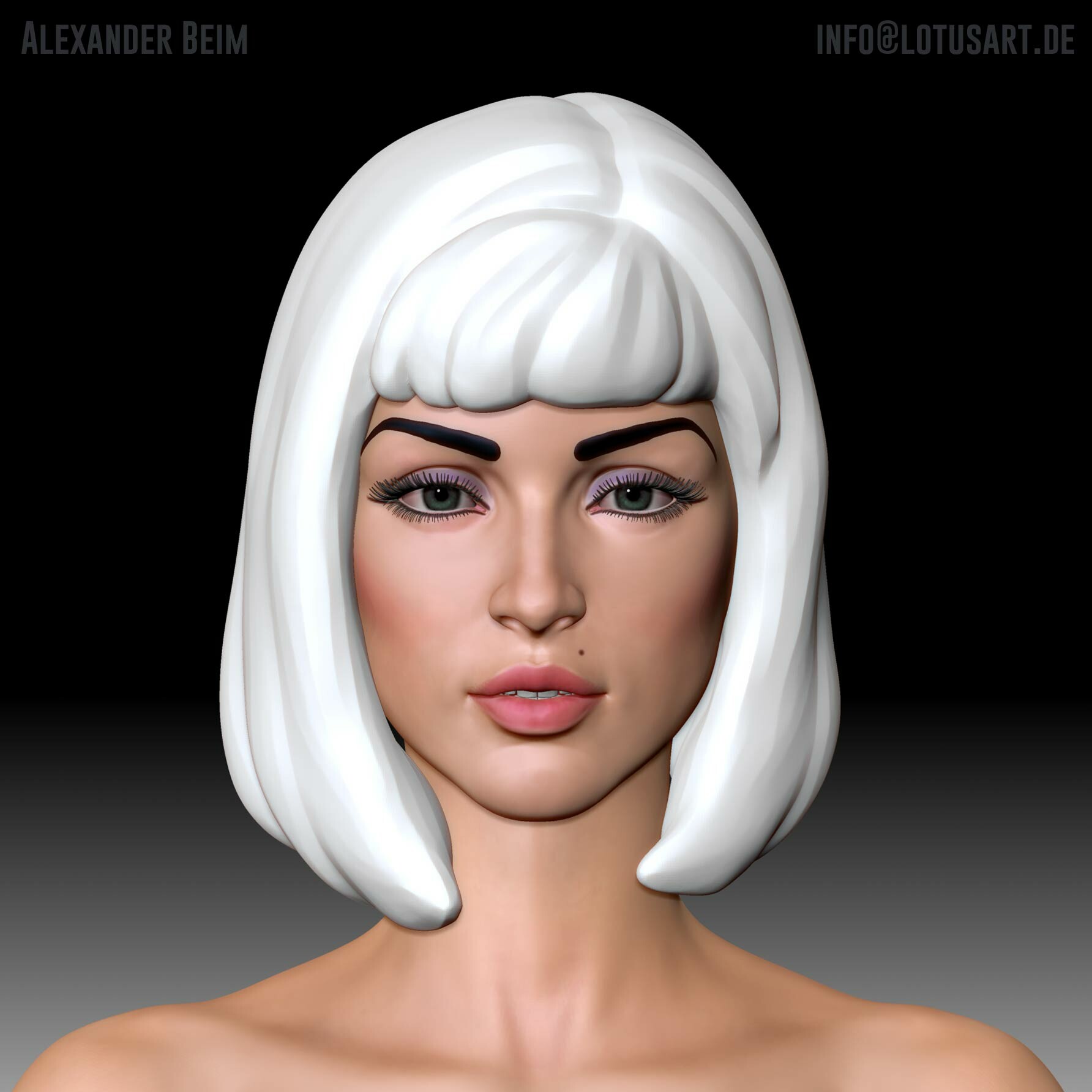 Artstation Female Body 3d Sculpt Alexander Beim