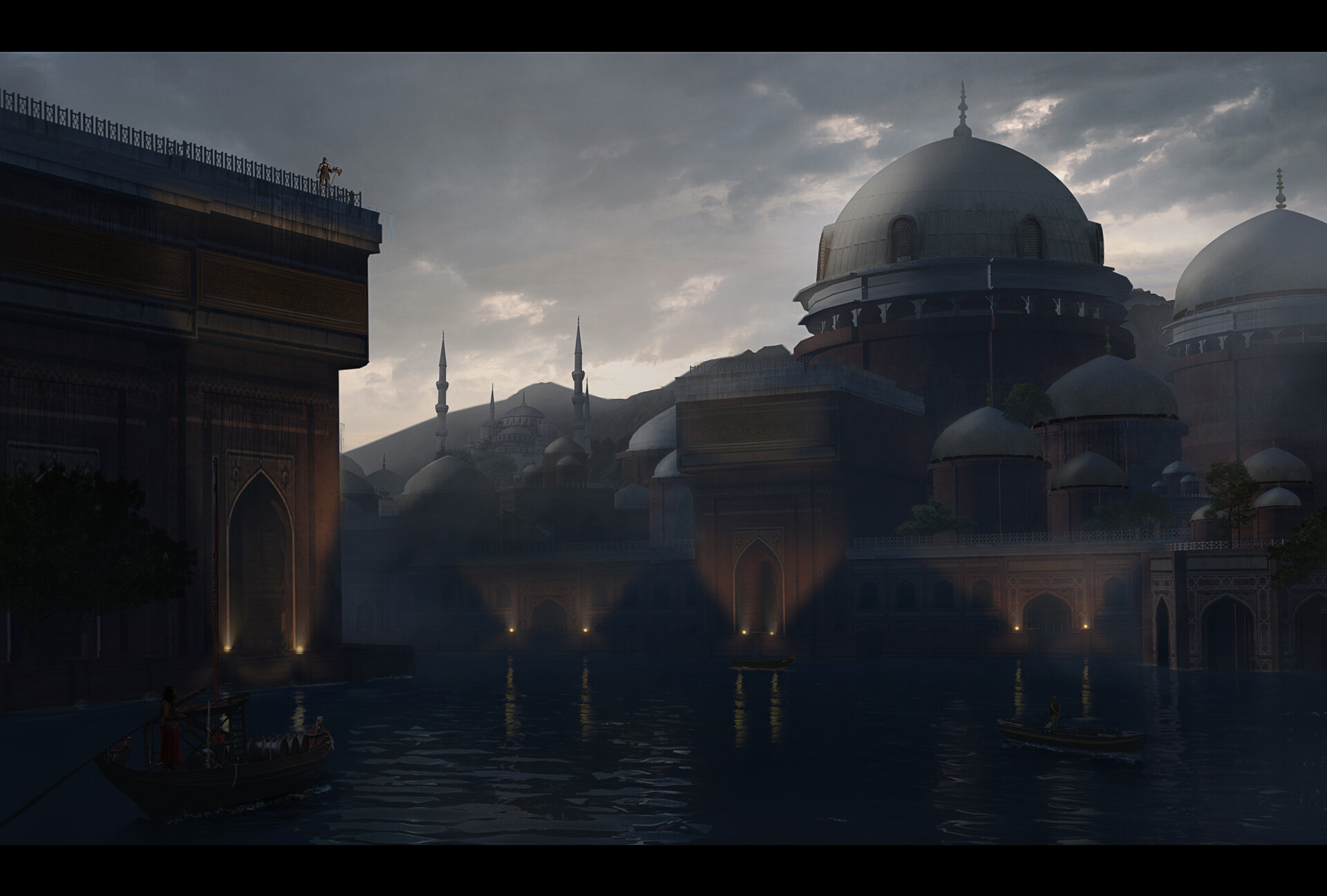 Artstation Indian Palace 3d Matte Painting Training Ahmed Khaled