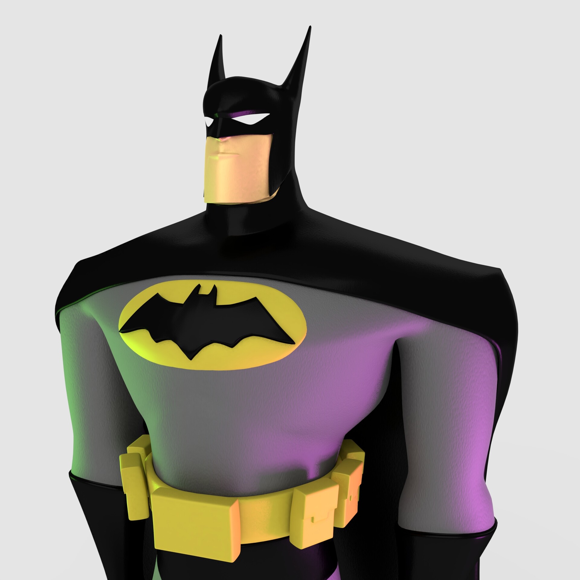 Artstation 90 S Batman 3d Model Ajinkya Dixit