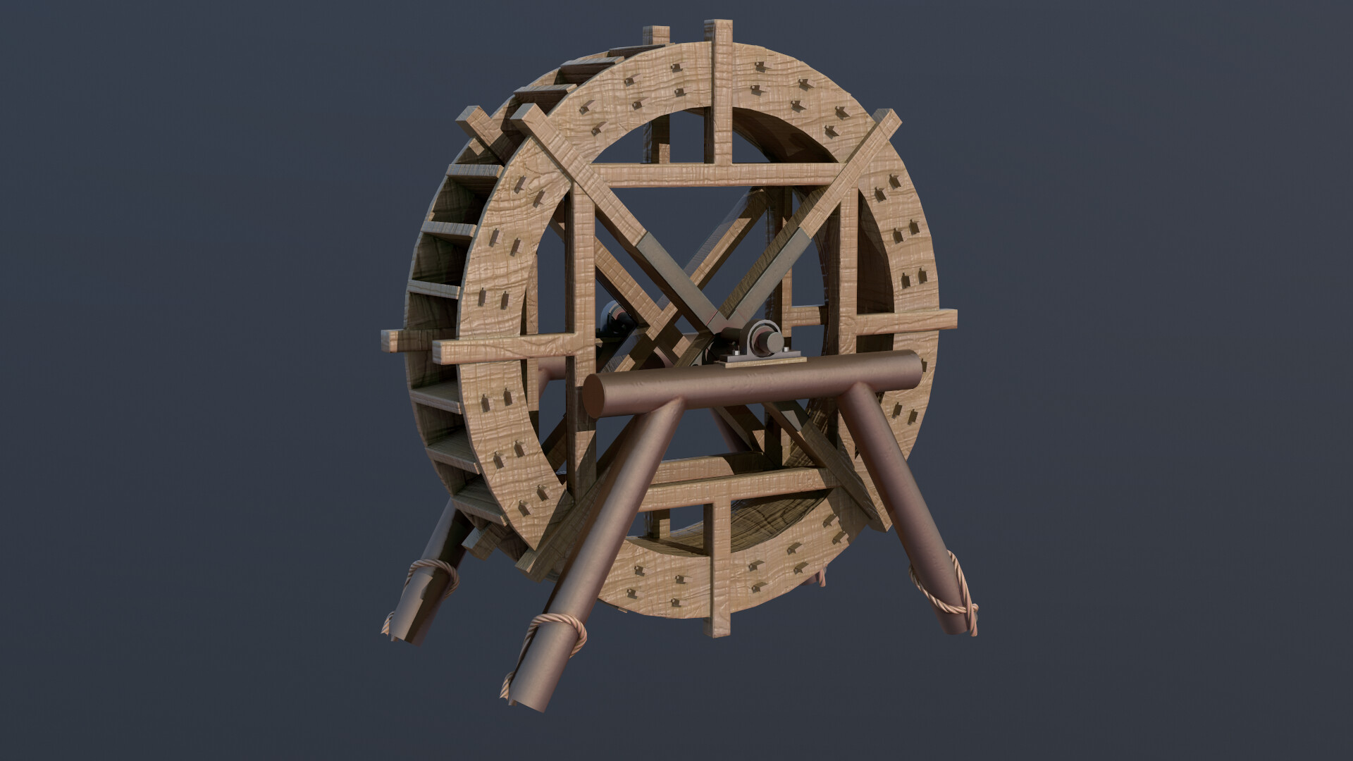 Emil Hallin Water Wheel