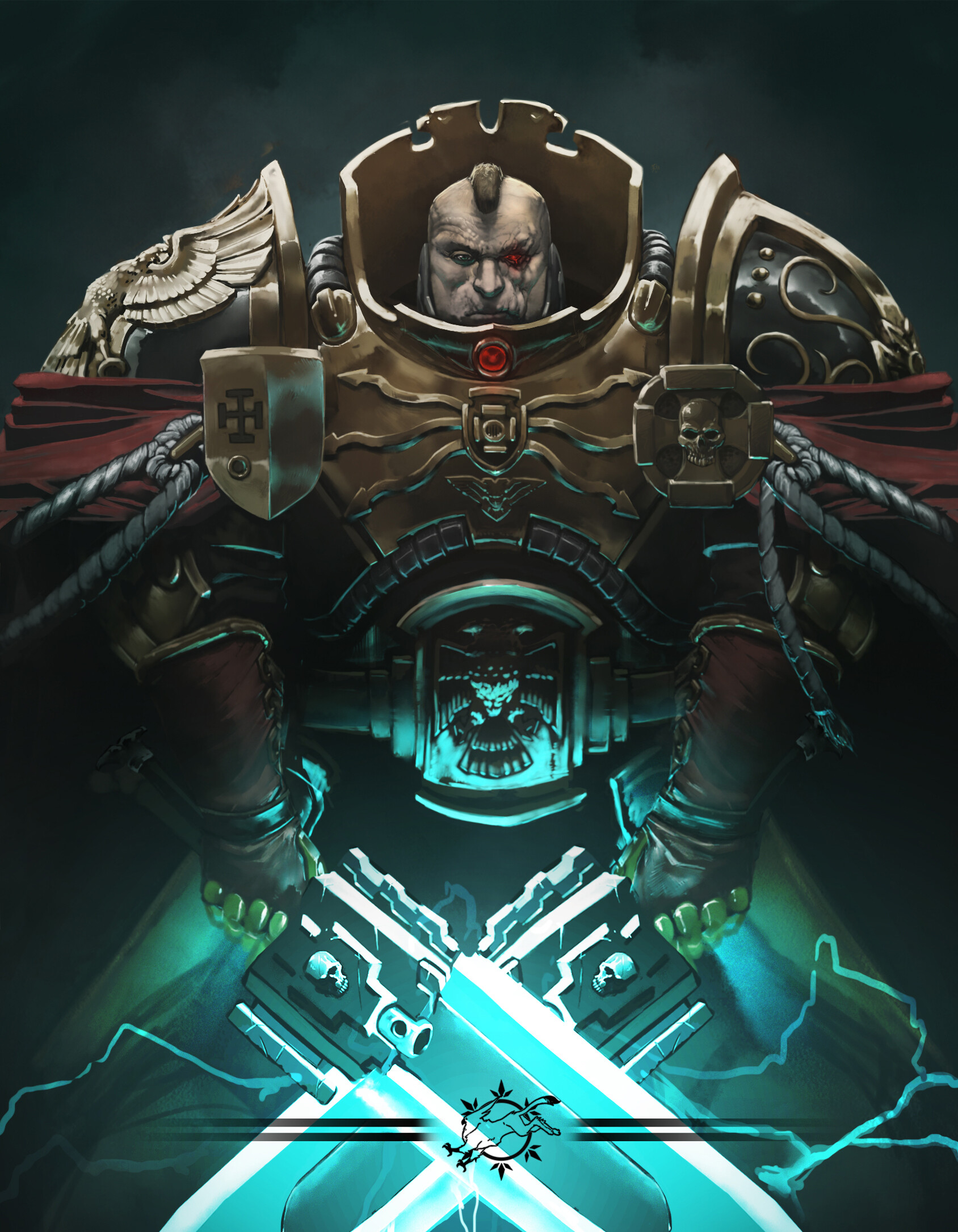 Artstation Shield Captain Adeptus Custodes Ivan Sanchez 1wk · abbadontheultralord · r/imaginarywarhammer. shield captain adeptus custodes ivan