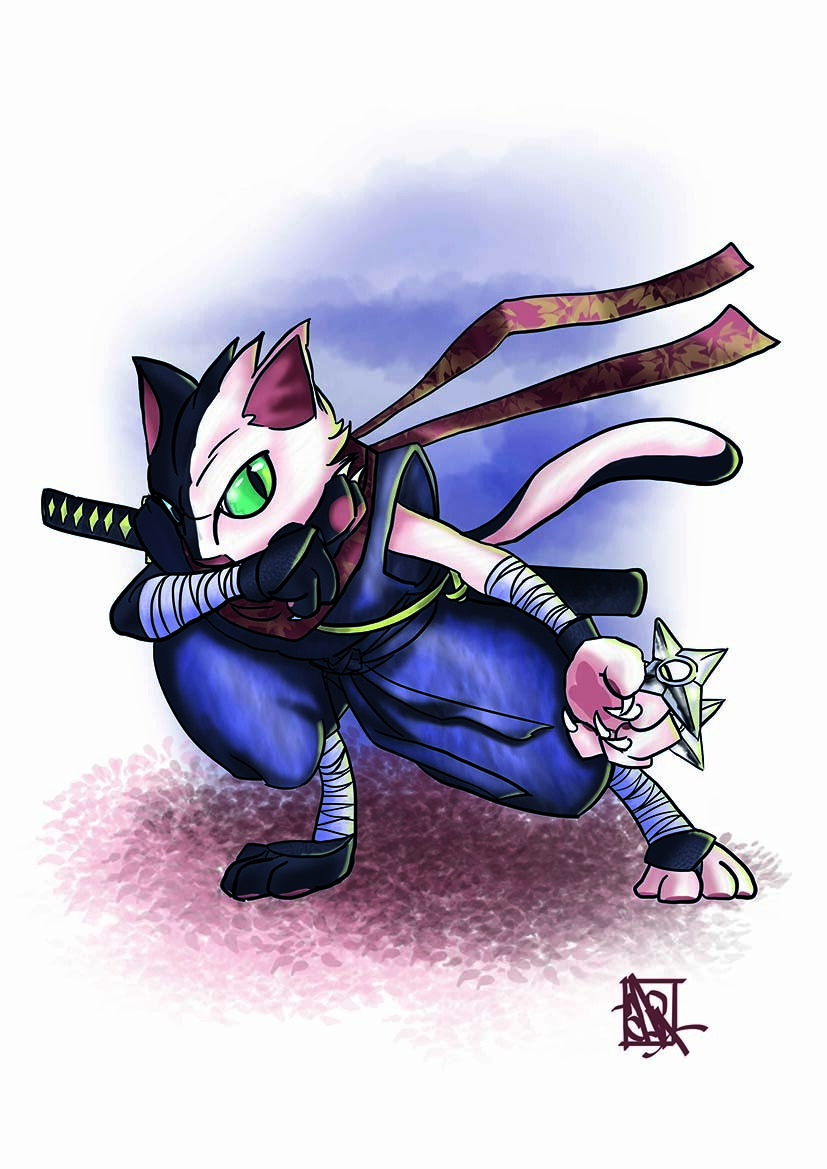 ArtStation - Chimera Ninja Cat