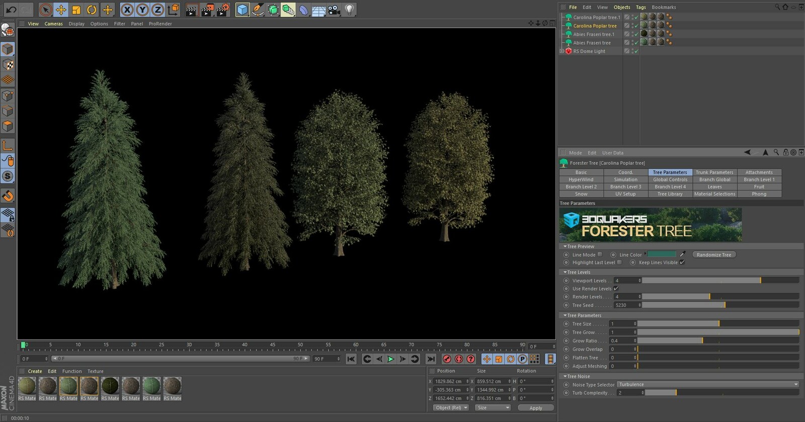 The creation of the trees with Forester. Before including them into the Redshift Proxies.