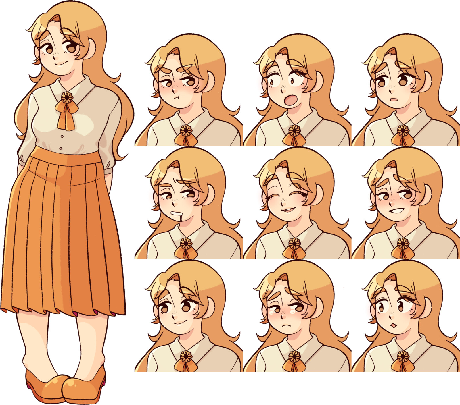 Sunny Full Body + Expressions