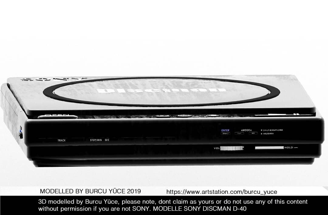 Burcu Yüce : Freyjas_Khaleesi_Art - SONY DISCMAN D-40 VINTAGE