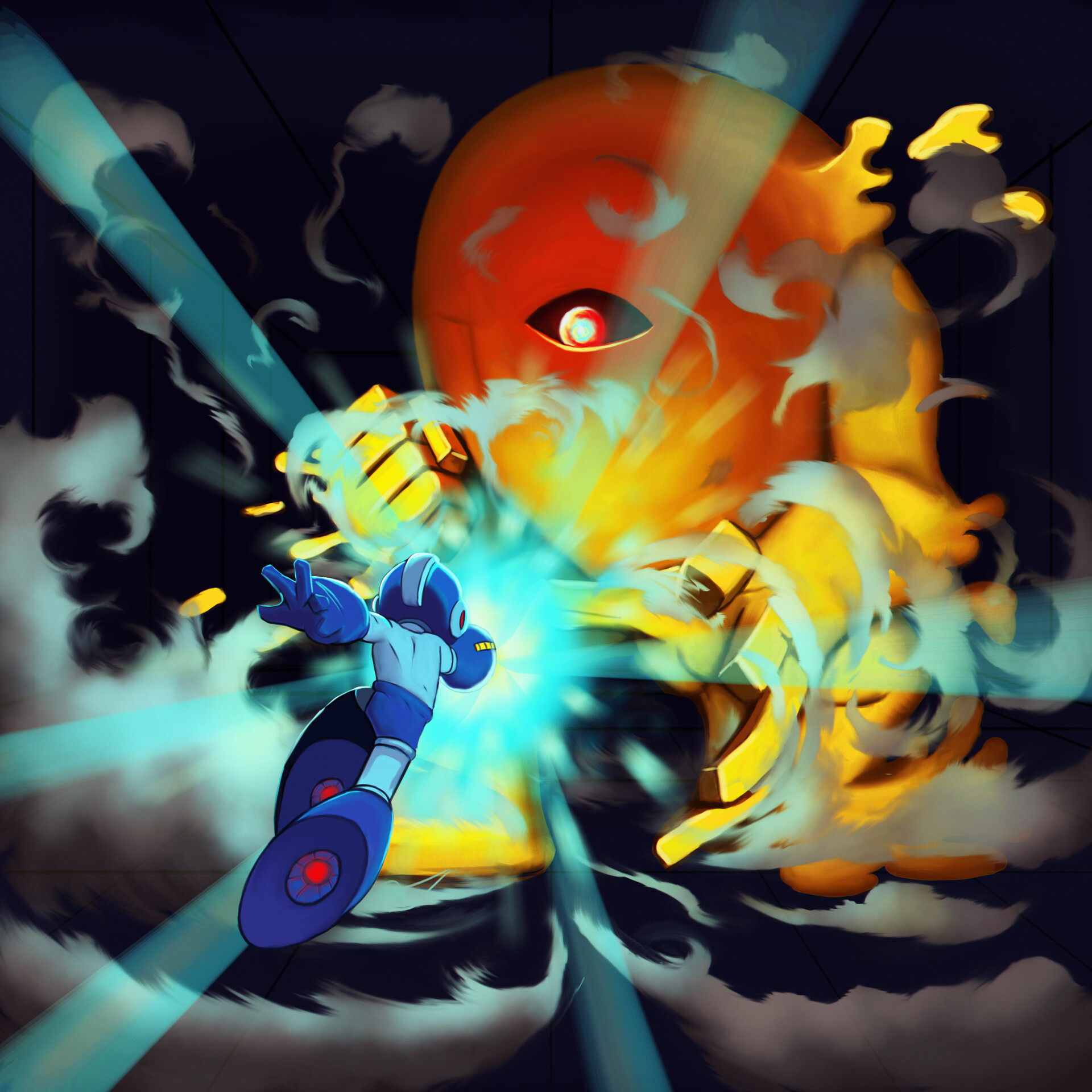 Marinos Yiannakou Megaman Vs Yellow Devil Cool selection of devil desktop wallpapers and mobile backgrounds. marinos yiannakou megaman vs yellow devil