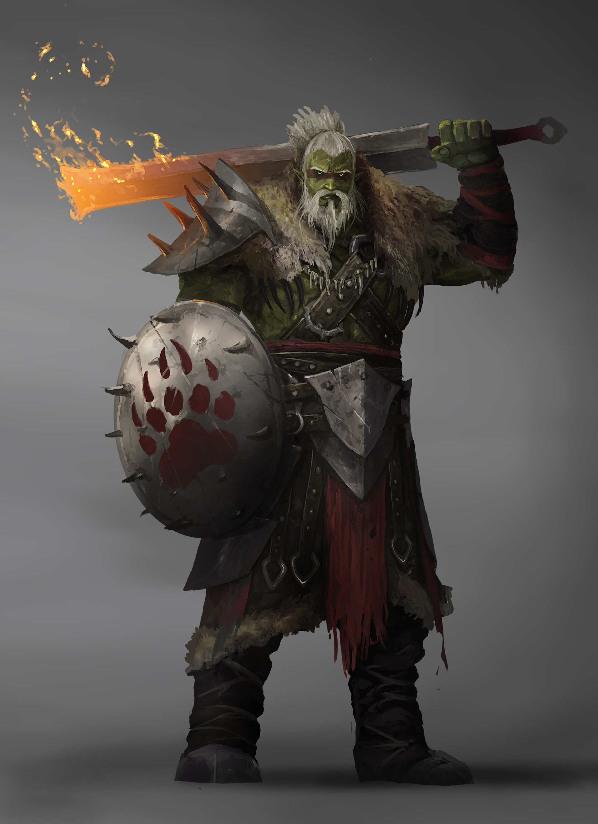 Орк паладин. Орк Центурион. Half Orc Mage. Орк ДНД. Бог орков.