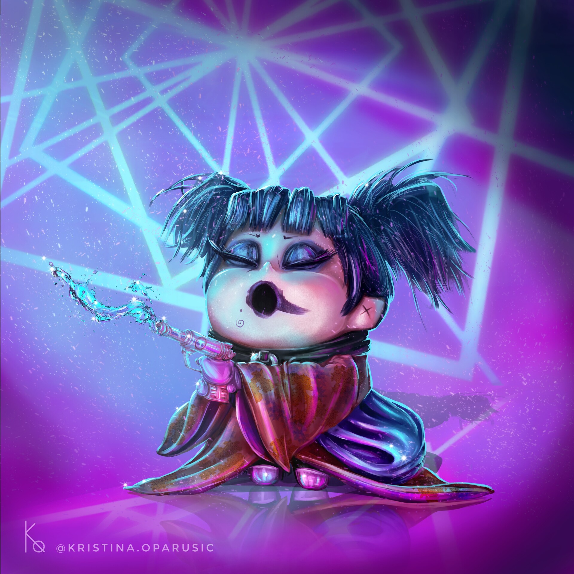 ArtStation 🔫 The Witness 🔫 Love, Death and Robots fan art in