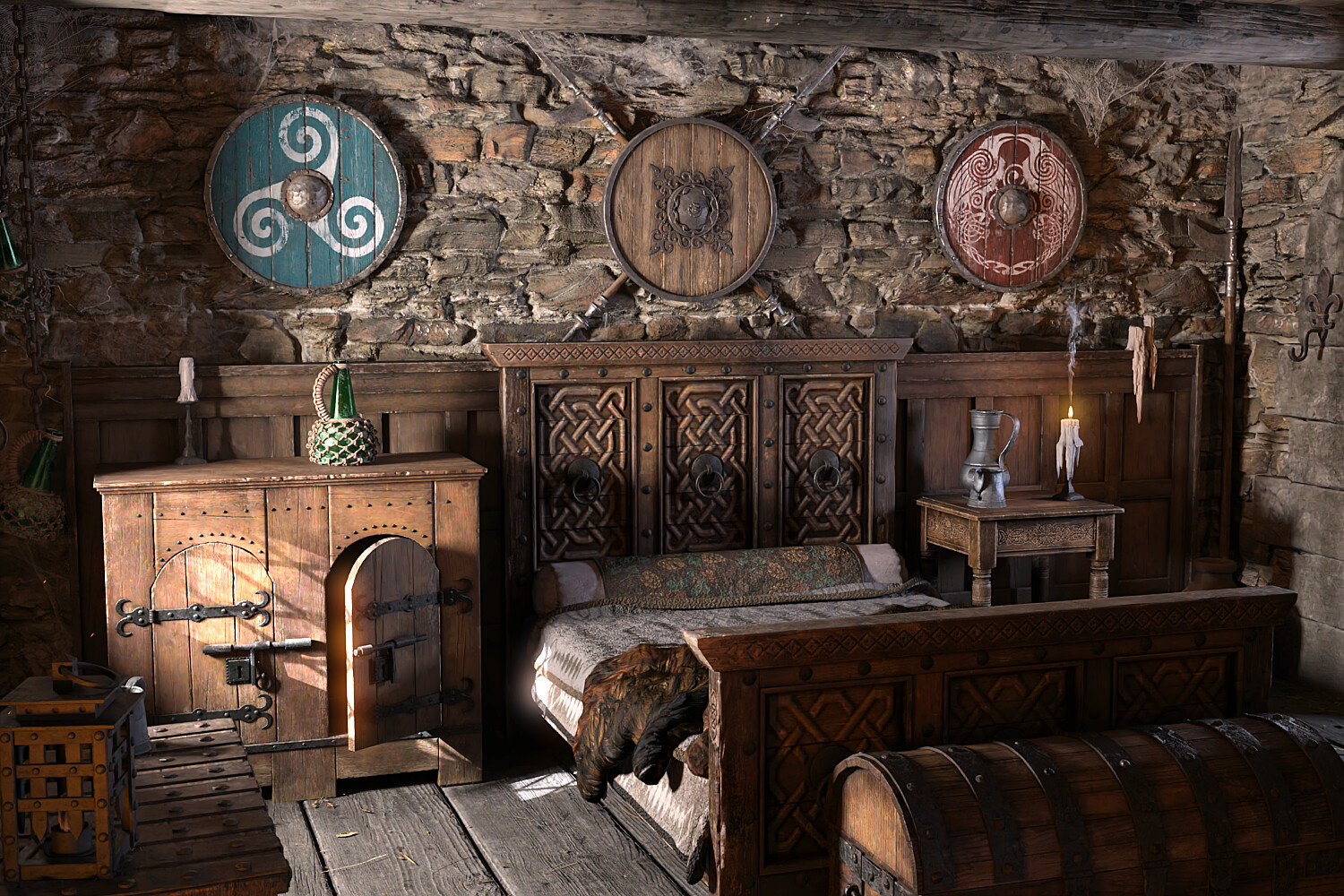 Mario V - Medieval Bedroom