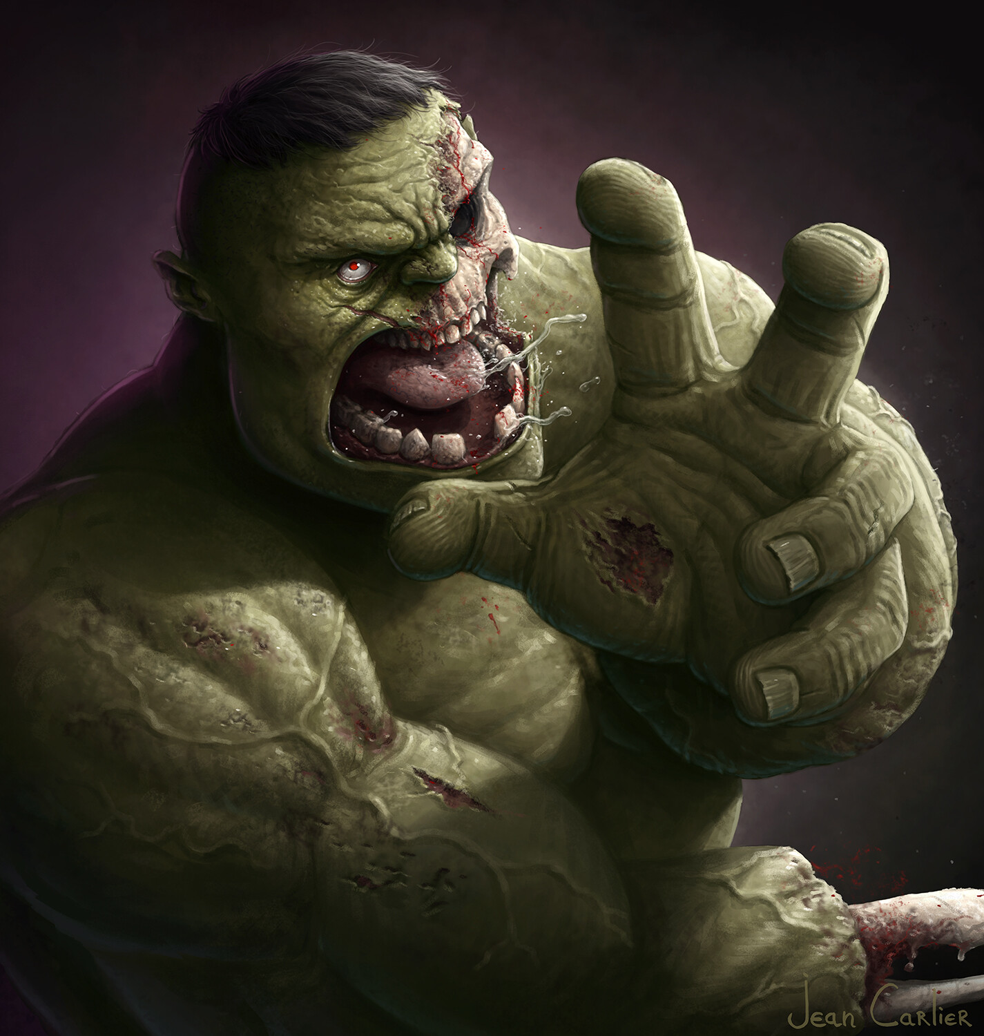 Jean Carlier - Zombie Hulk