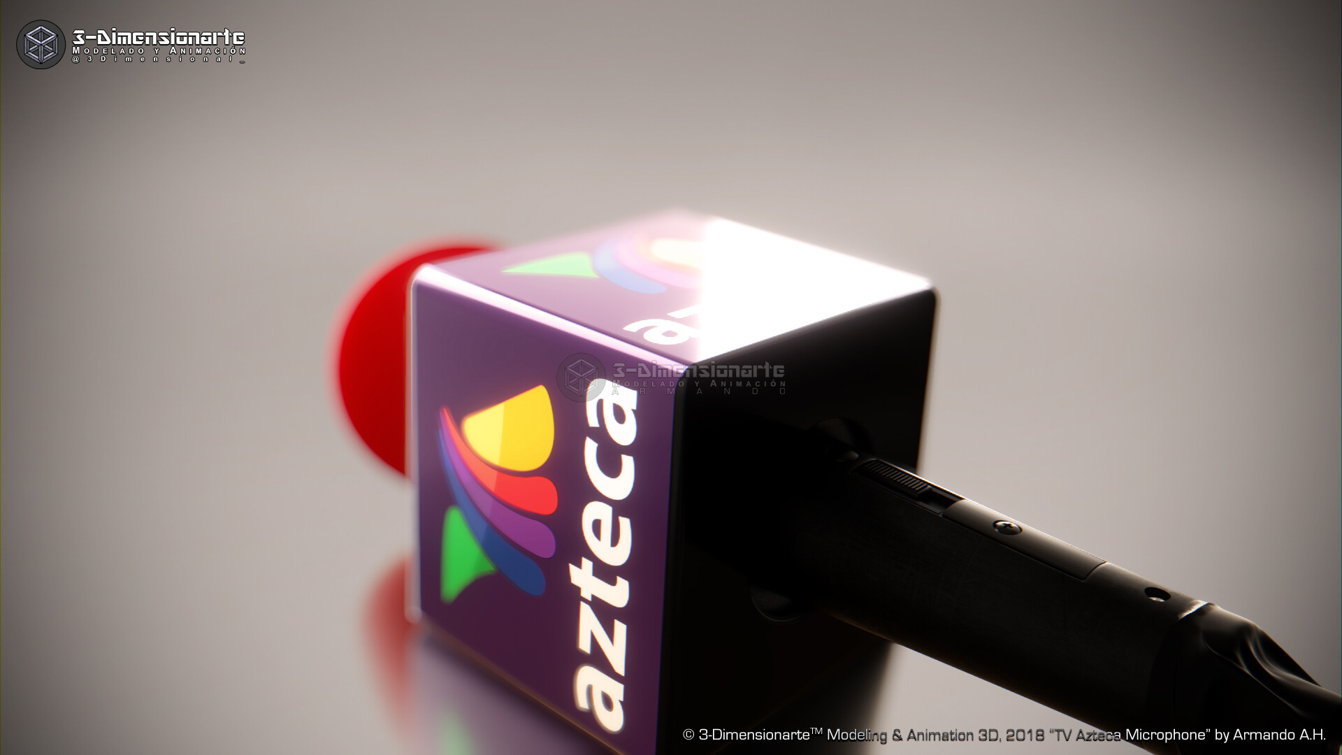 Armando A Hernandez Tv Azteca Microphone