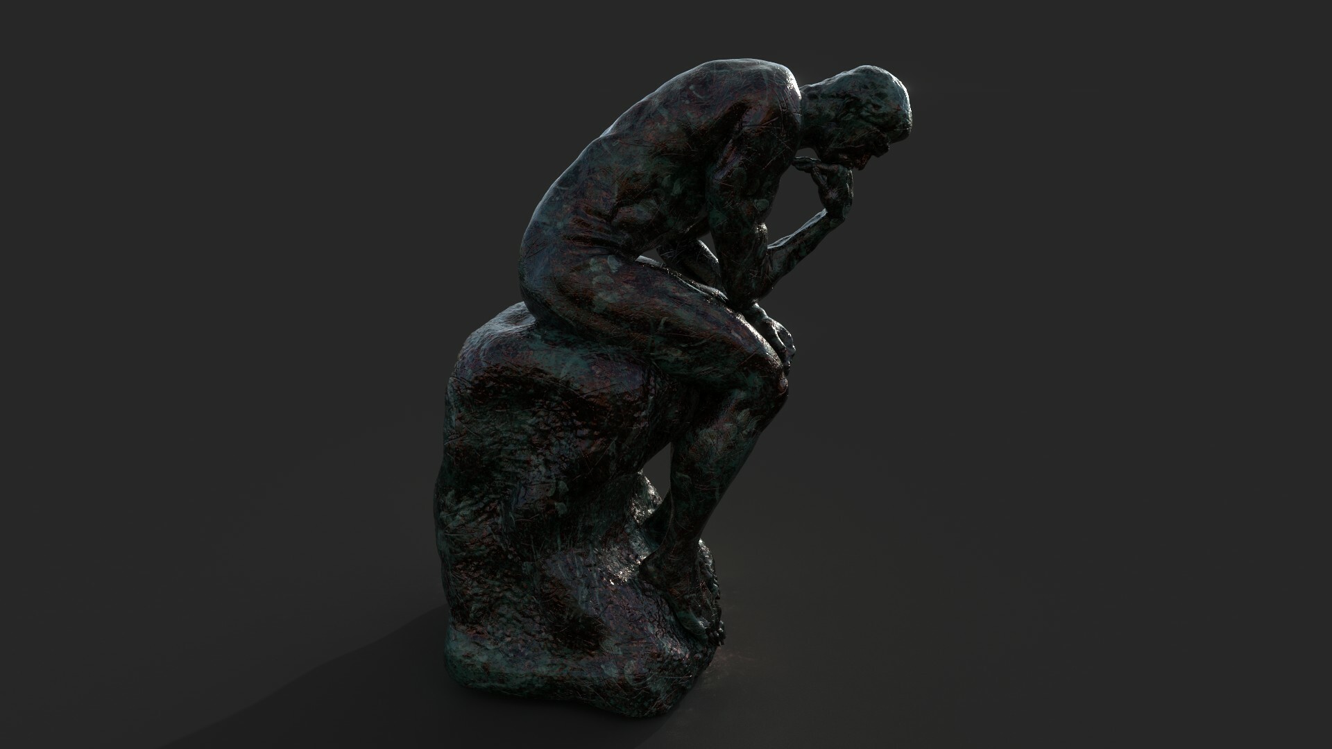 Federico Zanellato The Thinker Statue
