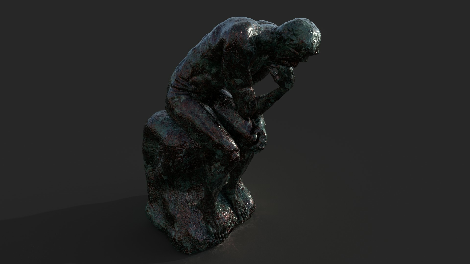 Federico Zanellato The Thinker Statue
