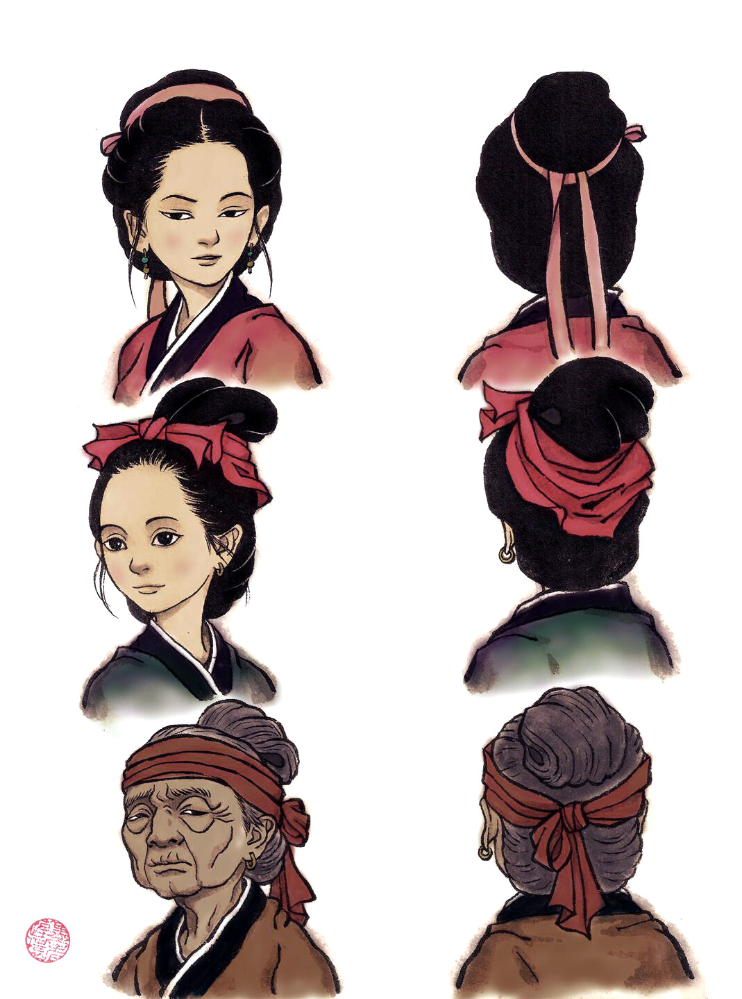 ArtStation - Ming Dynasty Female Characters