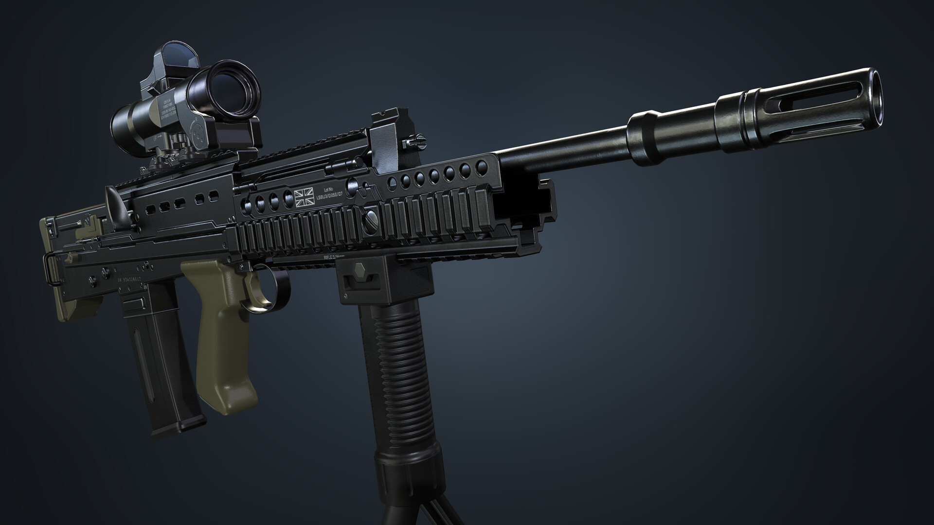 Artstation - Sa80 L85 A2 Rifle