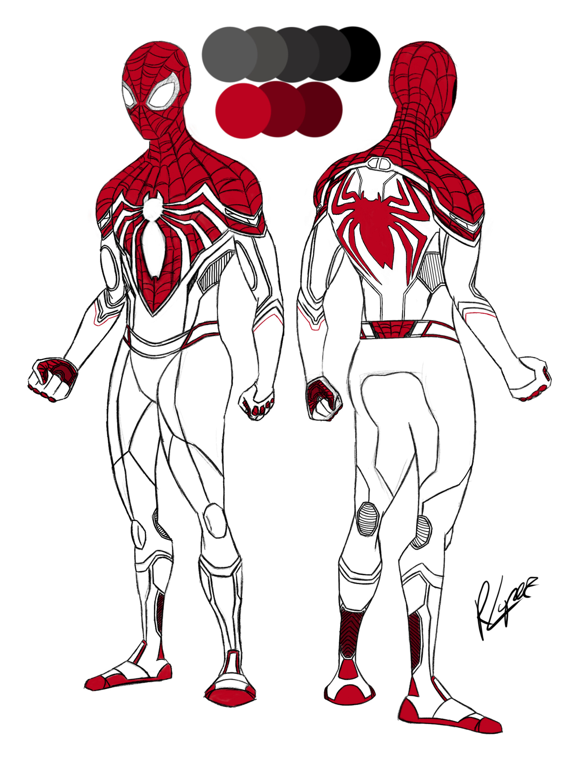 ArtStation - Superior Spider-Man Concept Suit