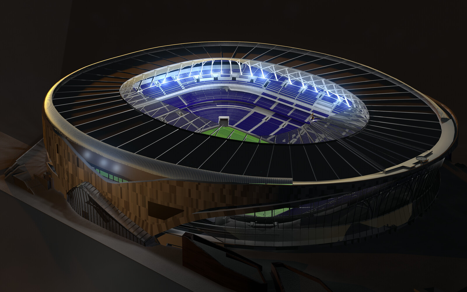Artstation Spurs New Stadium Steve Latibeaudiere