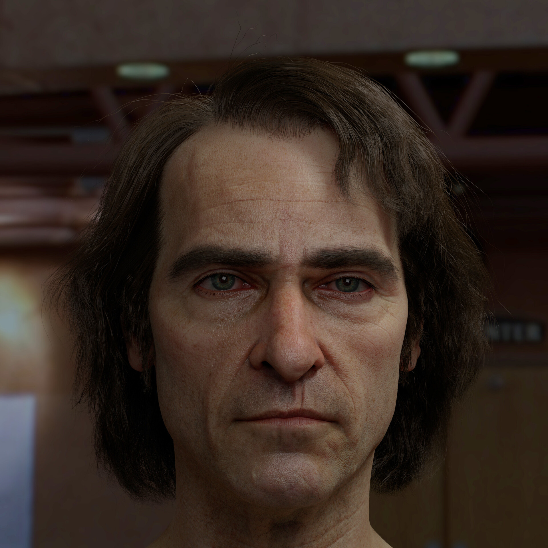 ArtStation - Joaquin Phoenix likeness(Joker) ArtStation - Joaquin Phoenix likeness(Joker)
