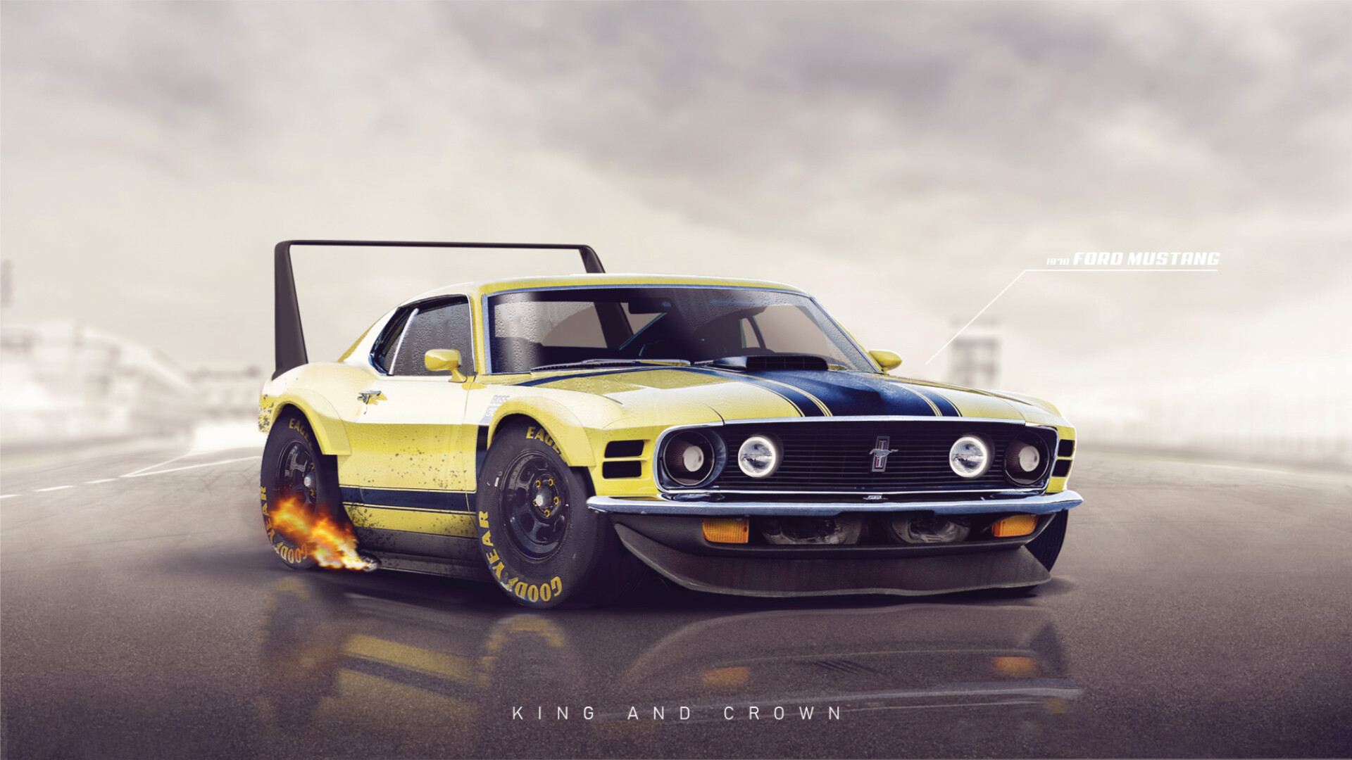 Artstation Wide Body 1970 Ford Mustang Aaron Eccles