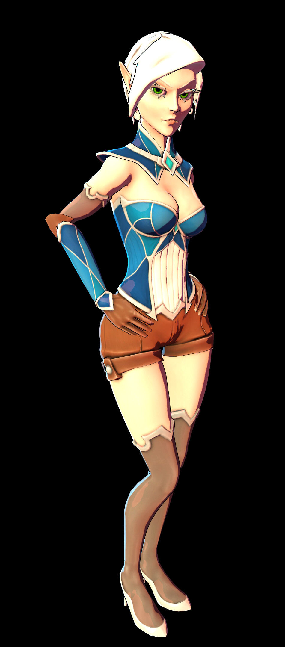 Toon shaded in unity for the test