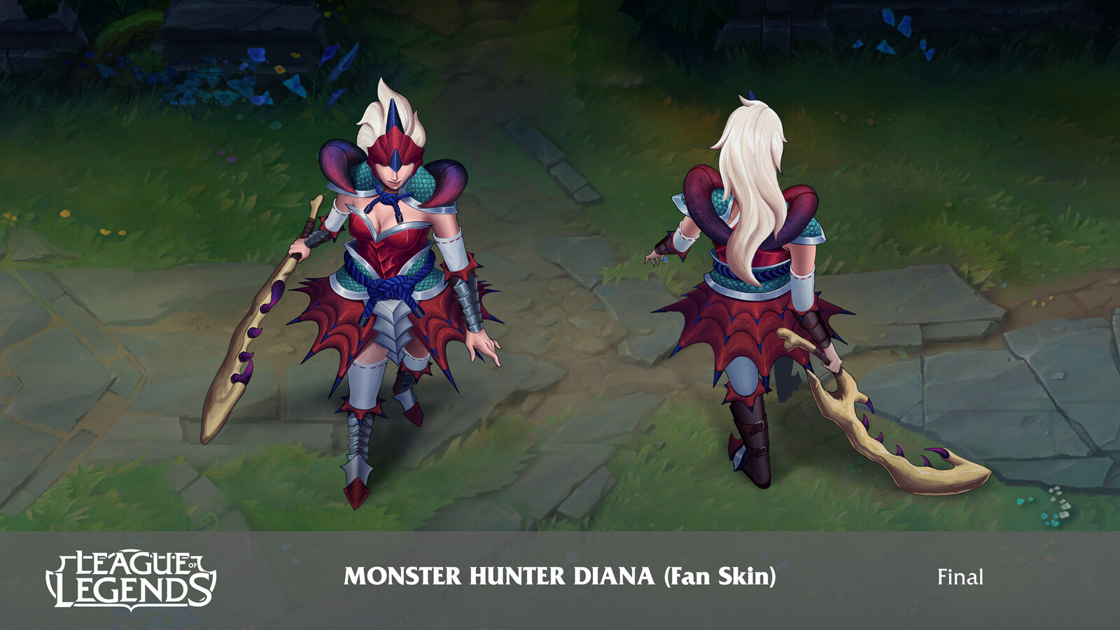 Artstation Monster Hunter Diana Fan Skin Can Wen Artstation Monster Hunter Diana Fan Skin Can Wen
