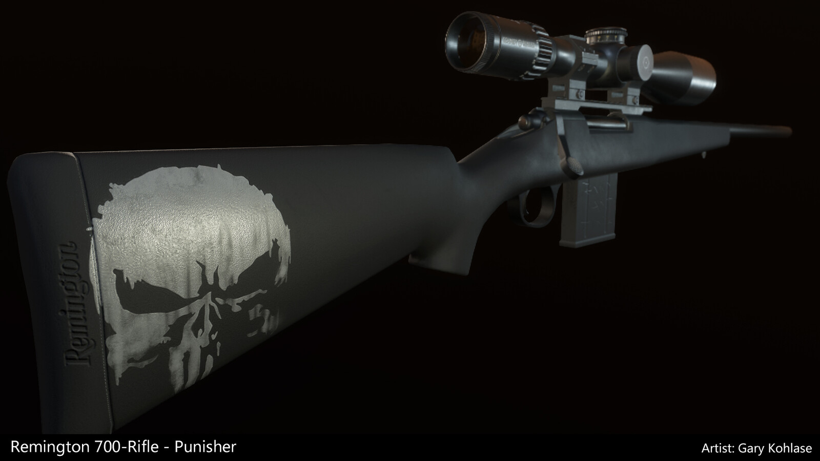 ArtStation - Remington 700 - Rifle Remington 700 - Rifle, Gary Kohlase