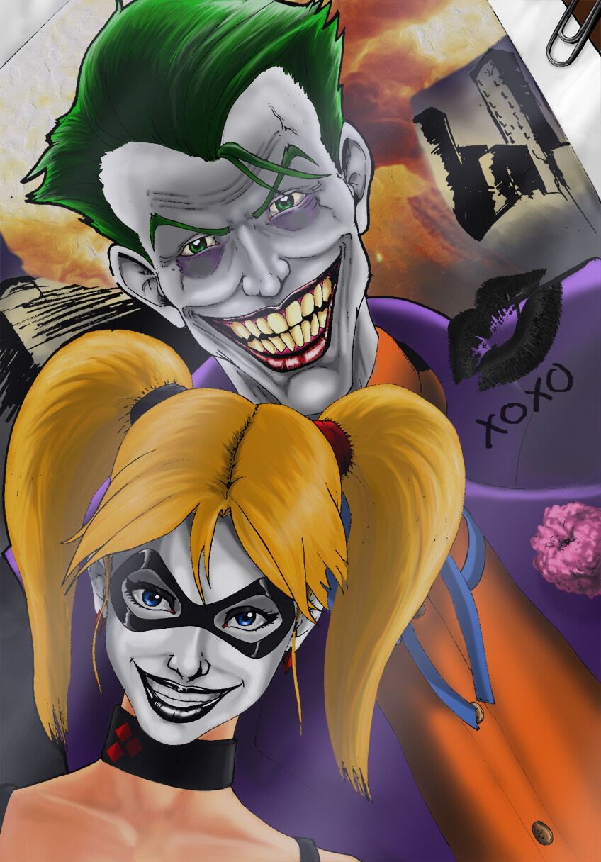 ArtStation - Date Night Memoirs (DC's Joker and Harley Quinn