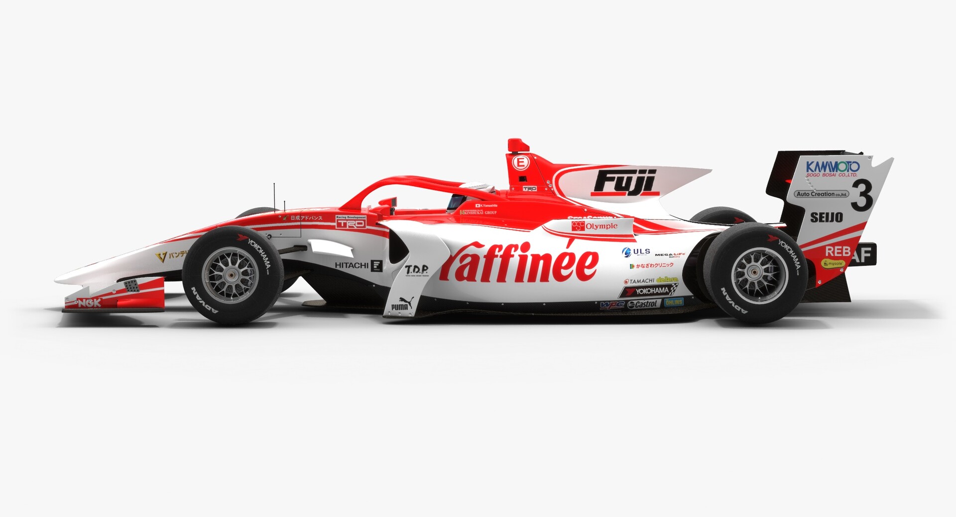 OpticalDreamSoft - Kondo Racing #3 Super Formula Season 2019 3D model
