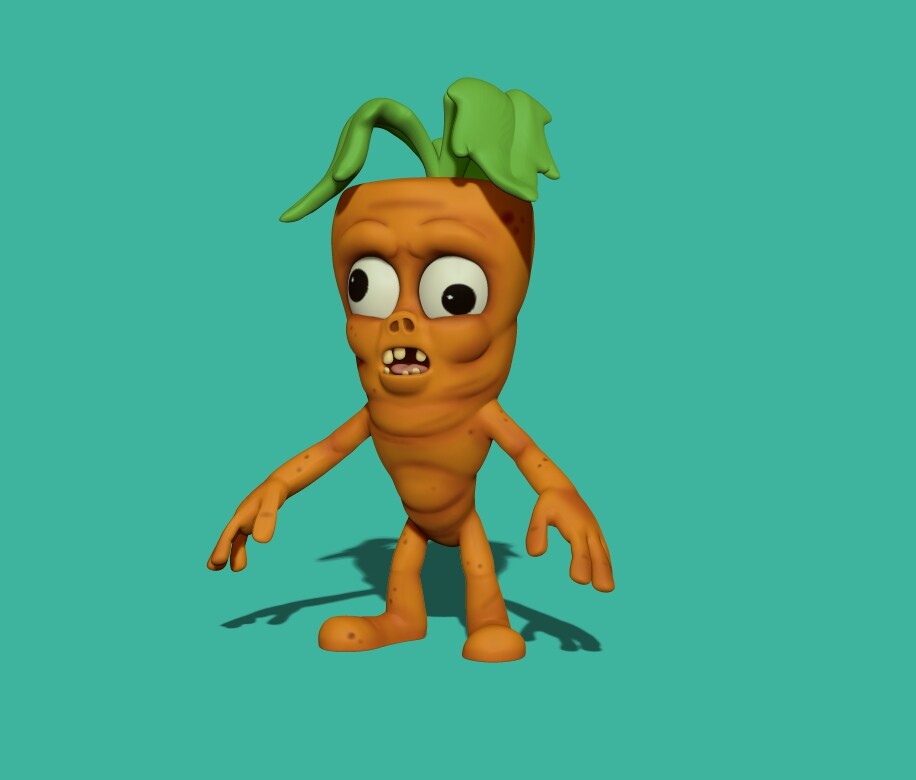 Zombie Carrot for animation
