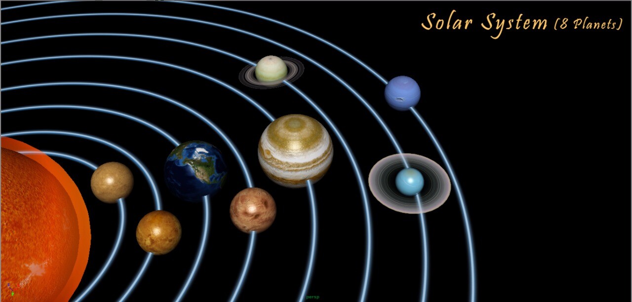 Puru Arora Solar System 3d Model
