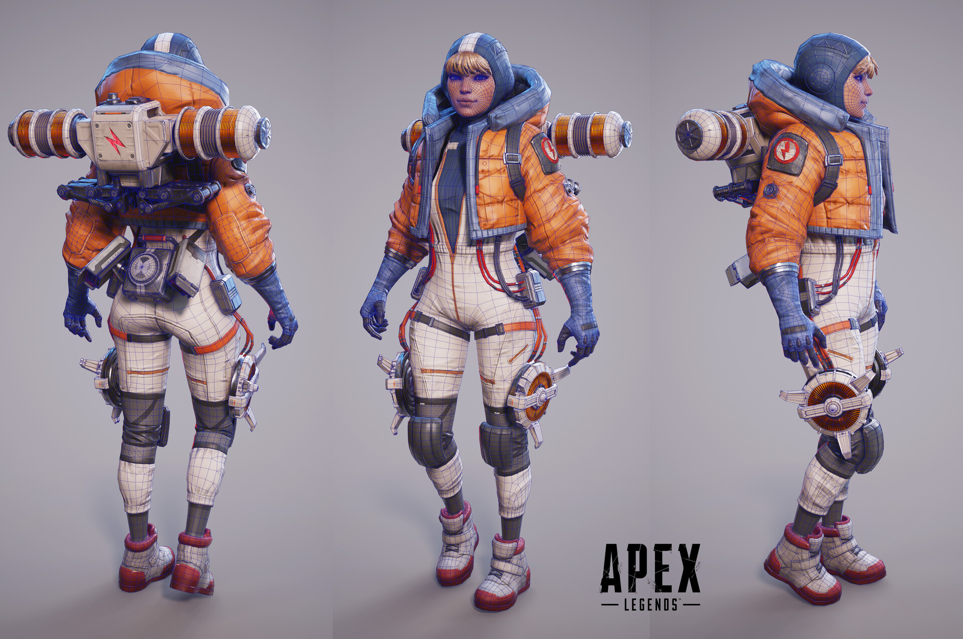 ArtStation - APEX LEGENDS - Wattson, the Static Defender, Sam Sun