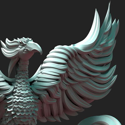 Phoenix by Shinokez 3D Druck Figur 