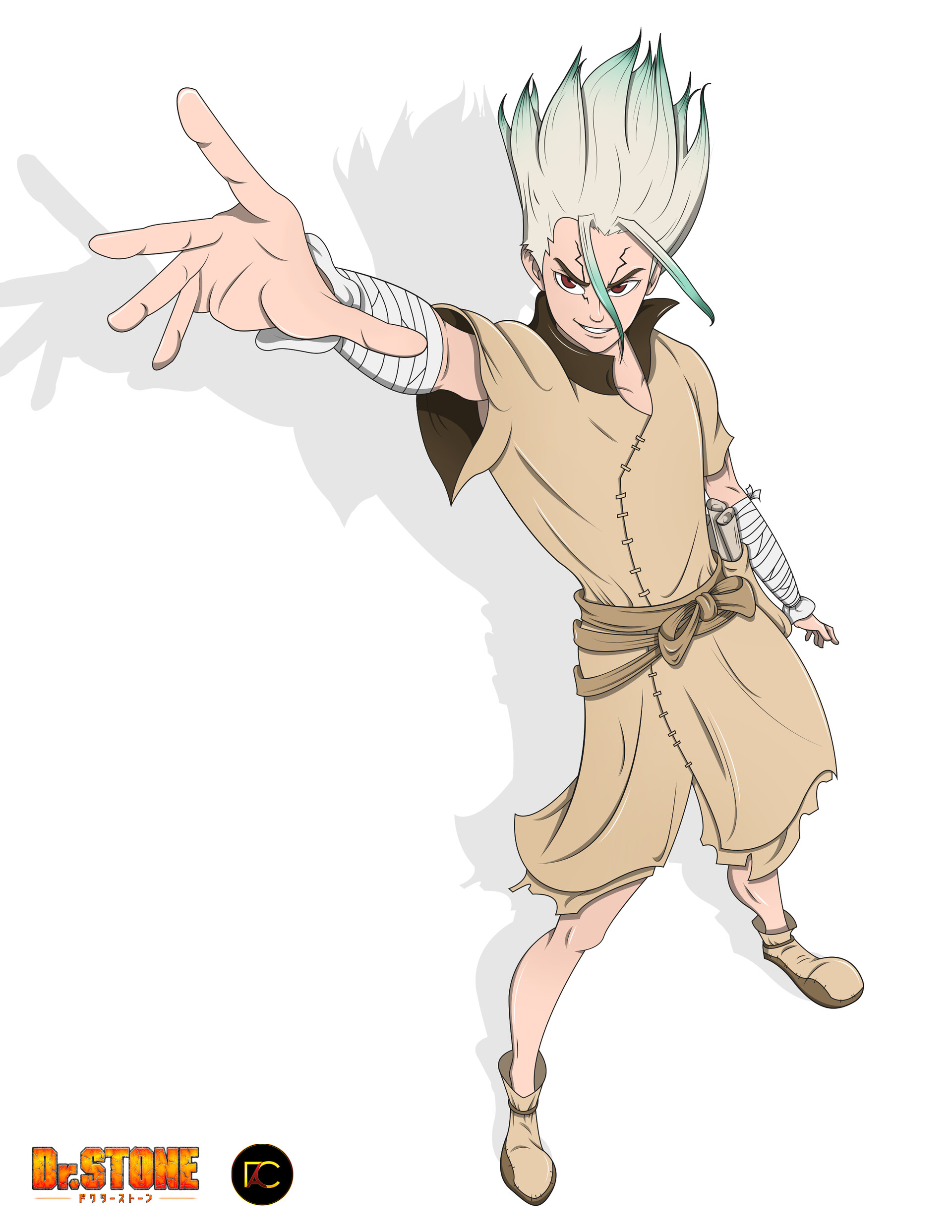 Artstation Senku Arjay Ledesma Anime|manga art follow me on instagram @artsenku. artstation senku arjay ledesma
