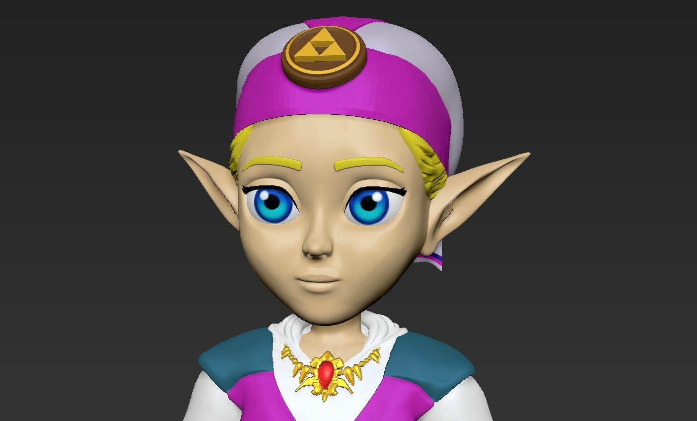 ArtStation - Young Princess Zelda: Fanart from Ocarina of Time