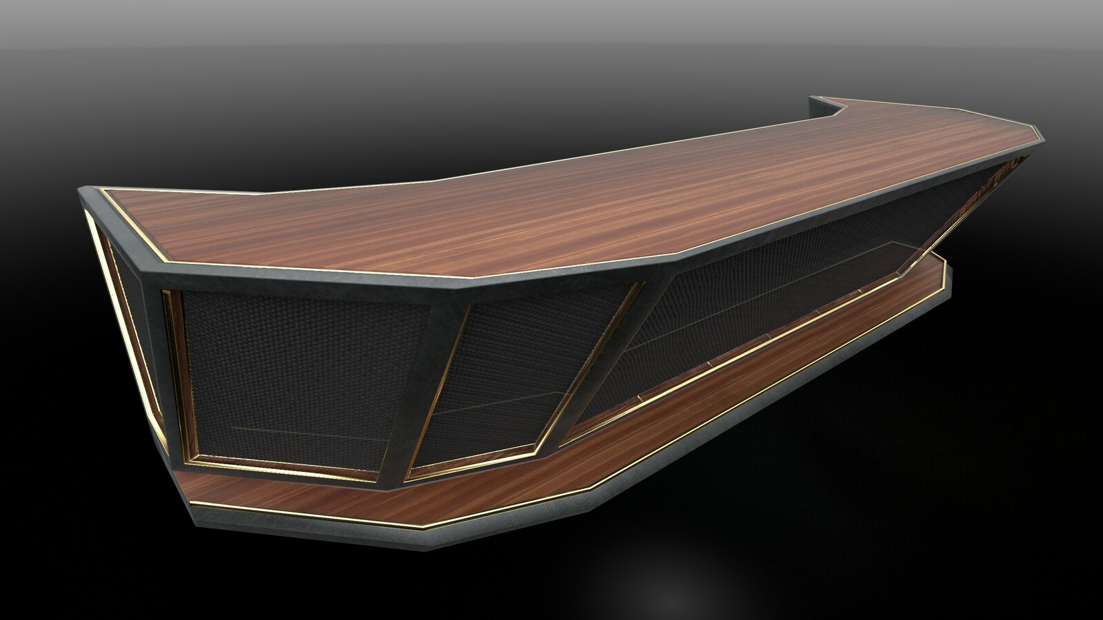 Artstation Futuristic Desk Mario Bac