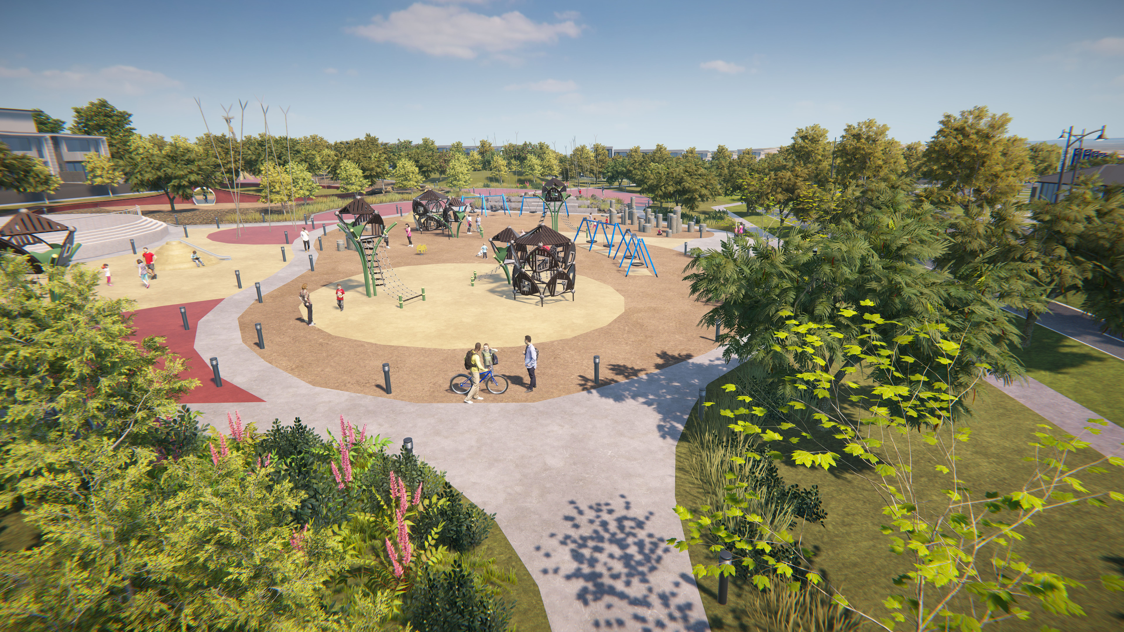 Close Up of Local Park - Minta